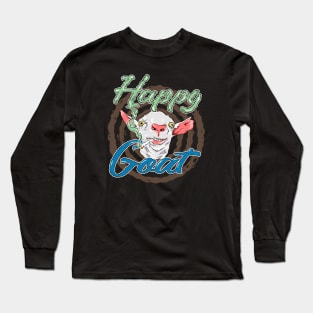 Happy Goat Long Sleeve T-Shirt